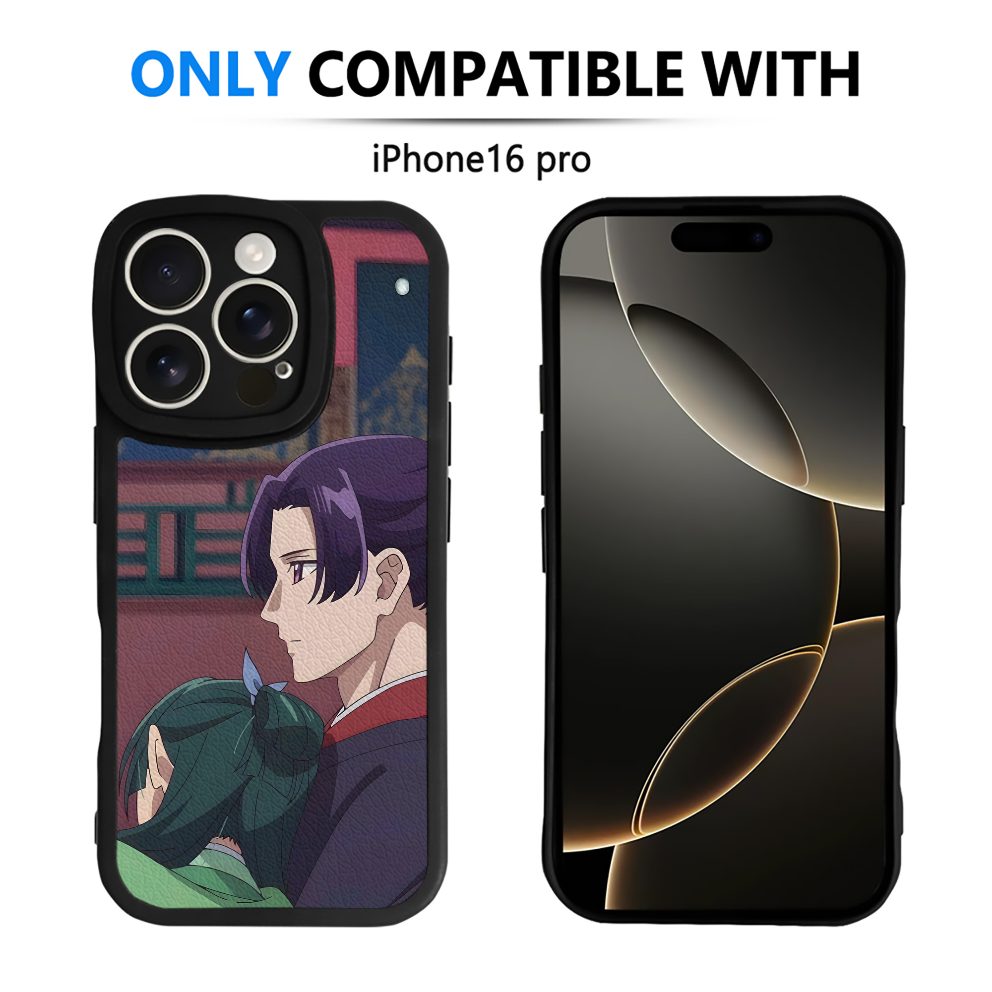 薬屋のひとりごと The Apothecary Diaries 【iPhone 16シリーズ対応】シリコンスマホケース（レザー調） 材質：シリコン